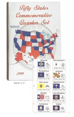 Fifty State Commemorative Quarter Binder