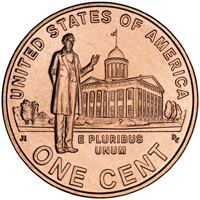 Lincoln Memorial Cent Type 3 Image of Coin