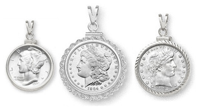 Sterling Silver Coin Bezels