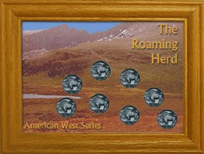 The Roaming Herd Frame with Coins