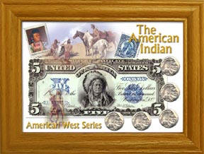 The American Indian Frame with Coins