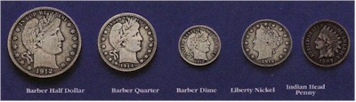 yester year coin set indian head