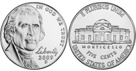 Return to Monticello Jefferson Nickels